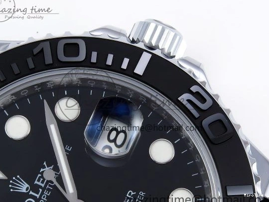 MiroTime 0308 Yacht-Master 226659 SuperF 1:1 Best Edition Black Dial on Oysterflex Strap VR Premium 1341